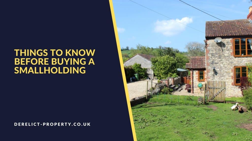 Things to Know Before Buying a Smallholding Derelict Property