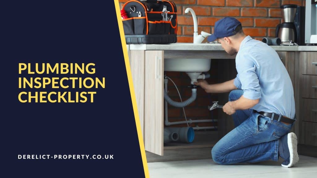 Plumbing inspection checklist