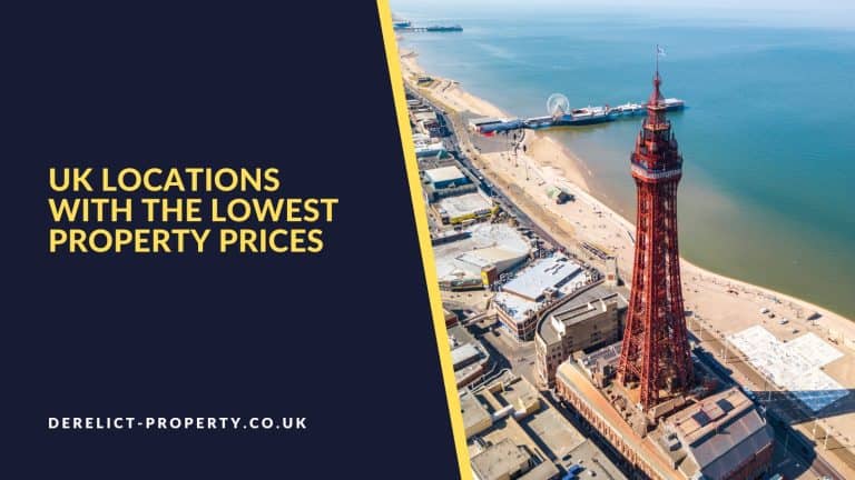 UK locations with the lowest property prices